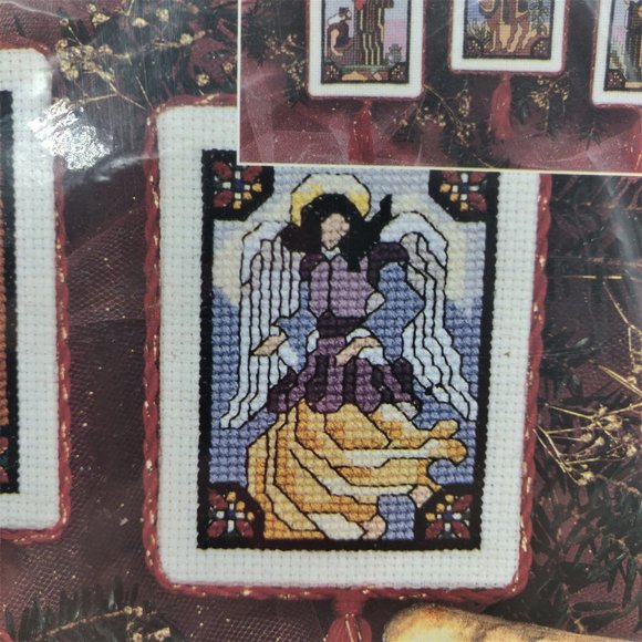 Janlynn Vintage 1997 New Unopened Christmas Story Ornaments Cross Stitch Kit - Picture 6 of 12